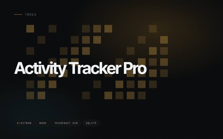 Activity Tracker Pro