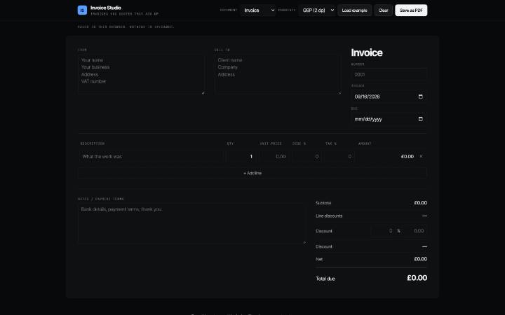 Invoice Studio