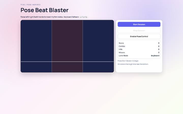 Pose Beat Blaster