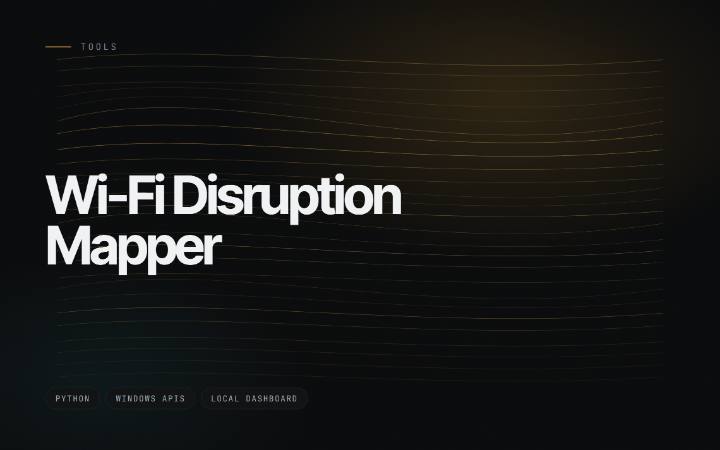 Wi-Fi Disruption Mapper